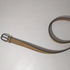 NEW- Size 40 Mens Flag Ltd. Belt Genuine Leather Beige